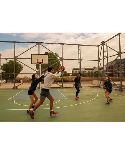 Group of men playing sports, staying active and energized with Elev8 Aesthetic Medicine’s wellness support.