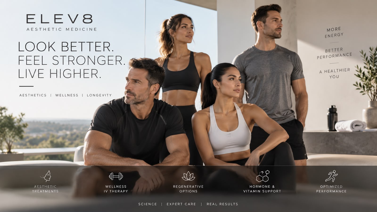 Elev8 Aesthetic Medicine — Look Better. Feel Stronger. Live Higher.